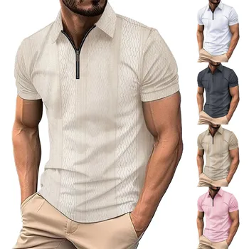 Мужская летняя рубашка с принтом и воротником на пуговицах для мужчин, футболки, модные дизайнерские мужские рубашки, большие однотонные футболки, мужские высокие футболки